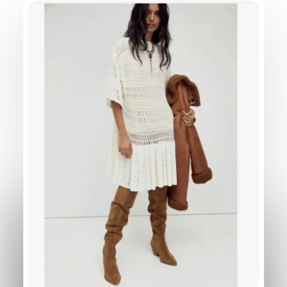 EUC free people Sistine mini dress